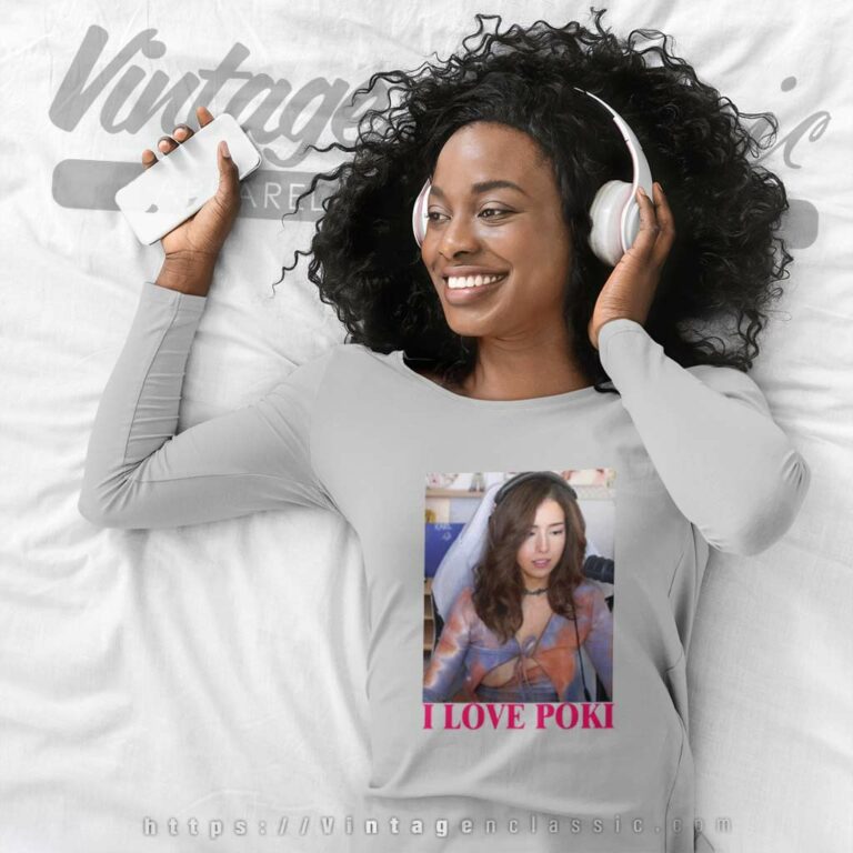 Pokimane Open Shirt I Love Pokimane Long Sleeve Tee Pokimane Open Shirt I Love Pokimane Long Sleeve Tee