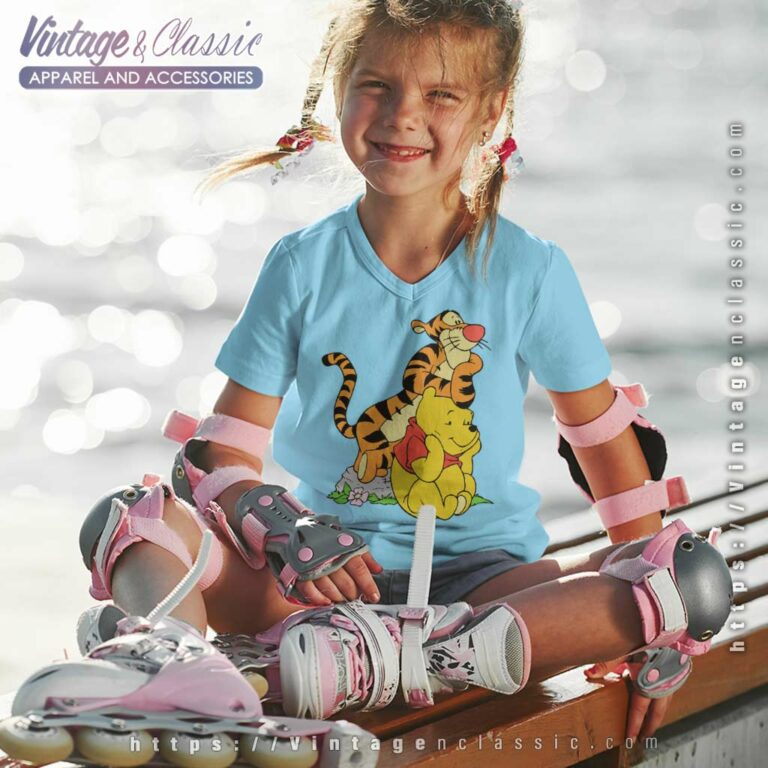 Pooh And Tigger Disney Vneck Youth and Kid Pooh And Tigger Disney Vneck Youth and Kid