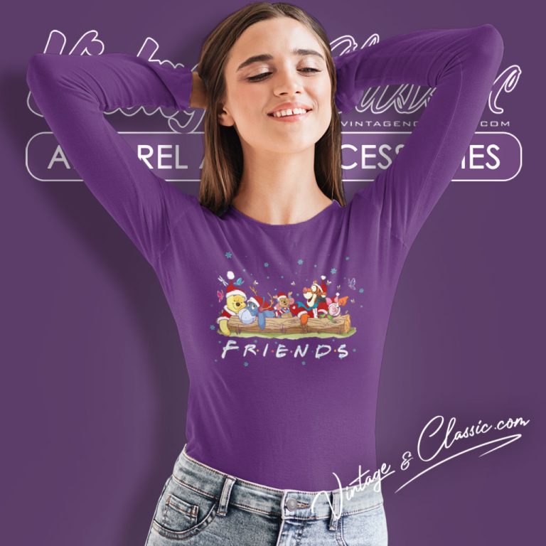 Pooh Bear Disneyland Christmas Family Long Sleeve Tee Pooh Bear Disneyland Christmas Family Long Sleeve Tee