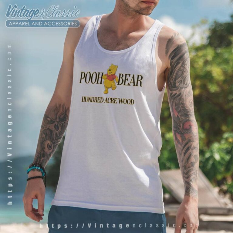 Pooh Bear Hundred Acre Wood Tank Top Racerback Pooh Bear Hundred Acre Wood Tank Top Racerback