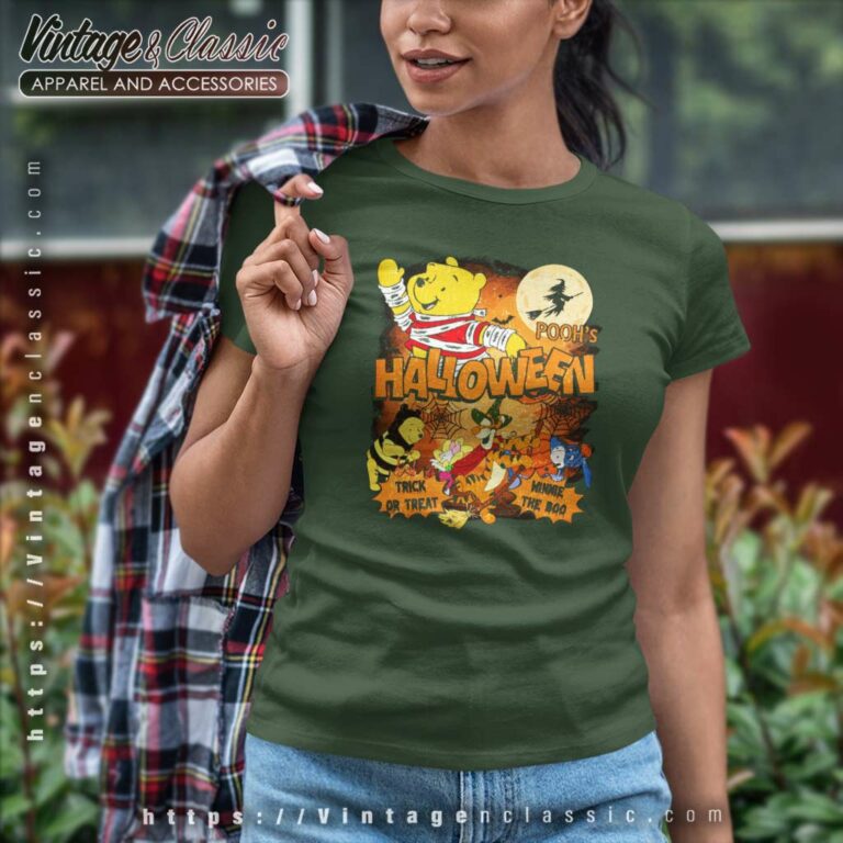 Pooh Halloween Trick Or Treat Shirt Women TShirt Pooh Halloween Trick Or Treat Shirt Women TShirt