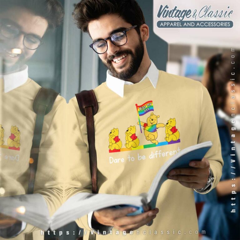 Pooh Kiss My Ass Dare To Be Different Sweatshirt Pooh Kiss My Ass Dare To Be Different Sweatshirt