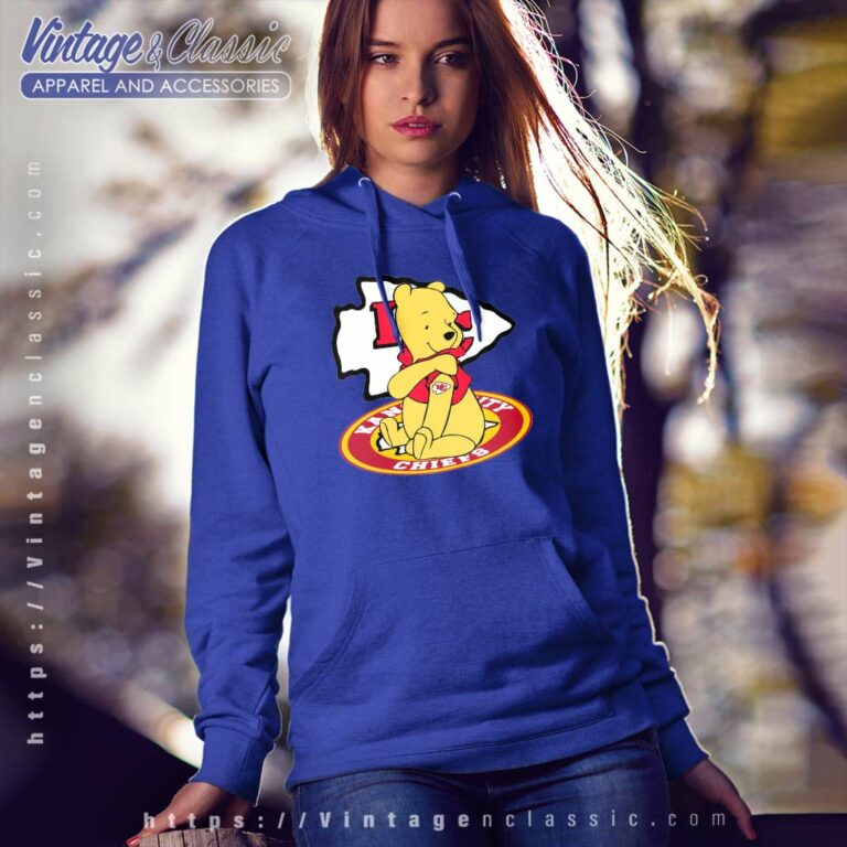 Pooh Tattoos Kansas City Chiefs Logo Hoodie Pooh Tattoos Kansas City Chiefs Logo Hoodie