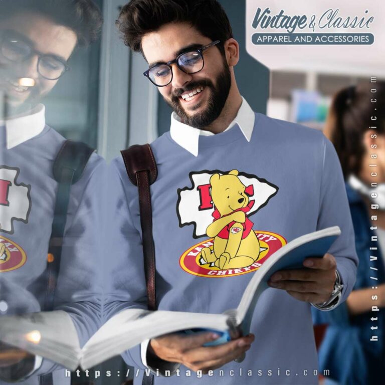 Pooh Tattoos Kansas City Chiefs Logo Sweatshirt Pooh Tattoos Kansas City Chiefs Logo Sweatshirt