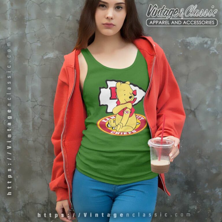 Pooh Tattoos Kansas City Chiefs Logo Tank Top Racerback Pooh Tattoos Kansas City Chiefs Logo Tank Top Racerback