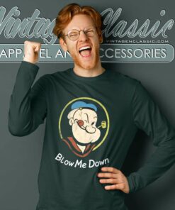 Popeye Blow Me Down Long Sleeve Tee