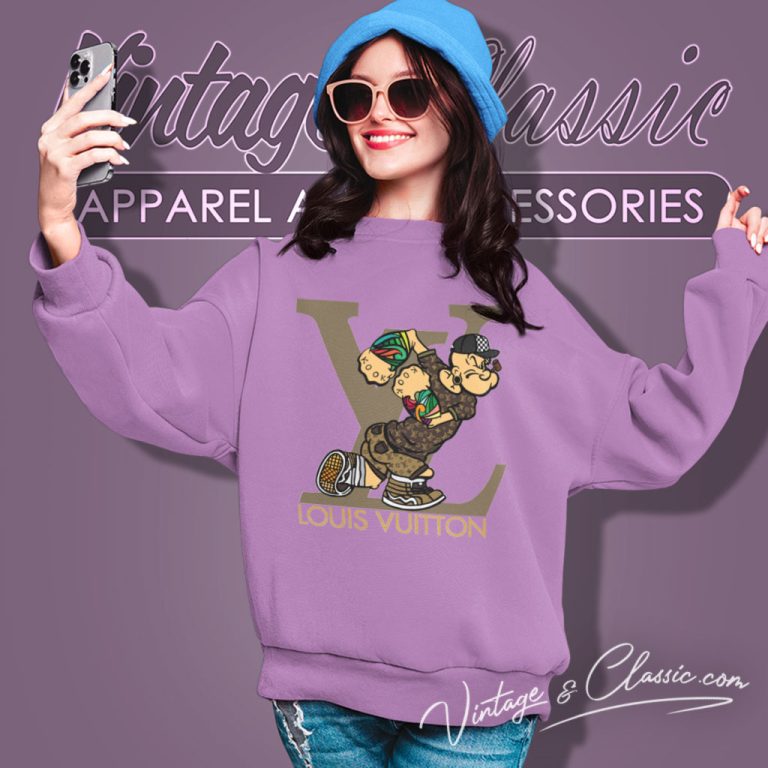 Popeye Louis Vuitton Logo Sweatshirt Popeye Louis Vuitton Logo Sweatshirt