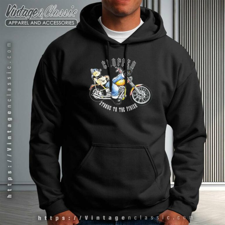 Popeye Motorcycle Chopper Hoodie Popeye Motorcycle Chopper Hoodie