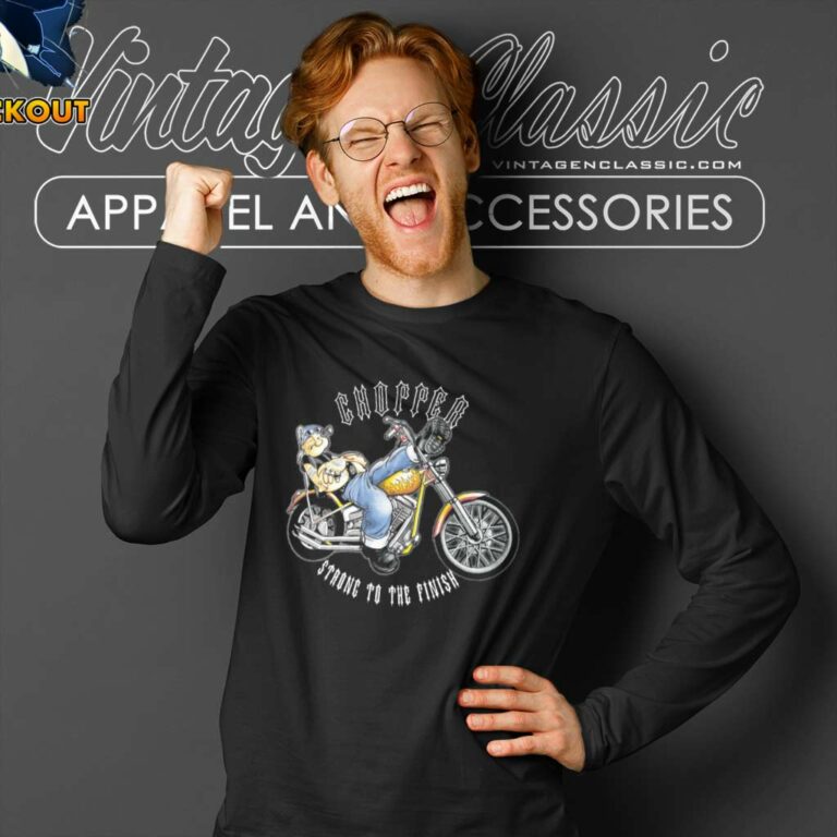 Popeye Motorcycle Chopper Long Sleeve Tee Popeye Motorcycle Chopper Long Sleeve Tee