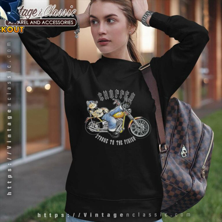 Popeye Motorcycle Chopper Sweatshirt Popeye Motorcycle Chopper Sweatshirt