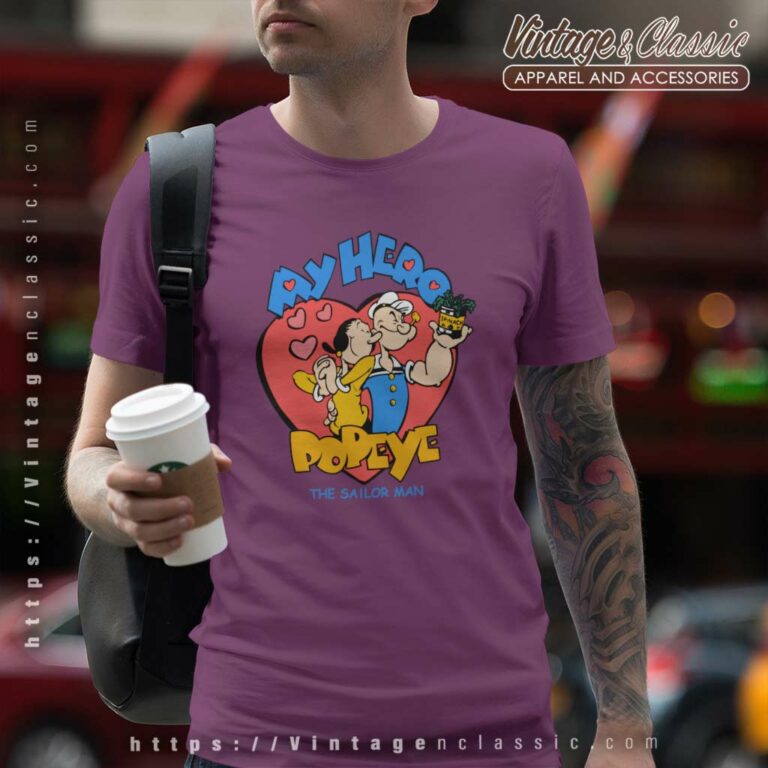 Popeye My Hero T Shirt Popeye My Hero T Shirt