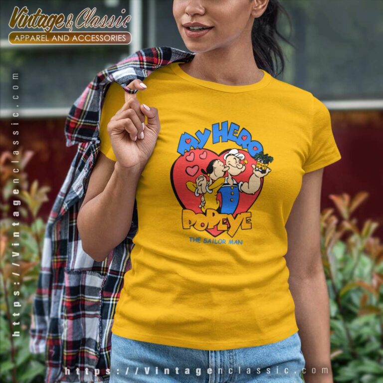 Popeye My Hero Women TShirt Popeye My Hero Women TShirt