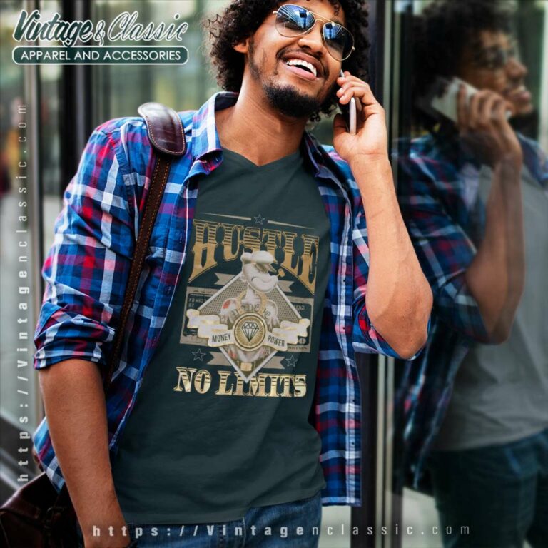 Popeye Shirt Hustle No Limits Money V Neck TShirt Popeye Shirt Hustle No Limits Money V Neck TShirt