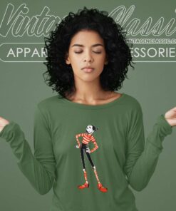 Popeye Shirt Olive Oyl With Tatoo Long Sleeve Tee