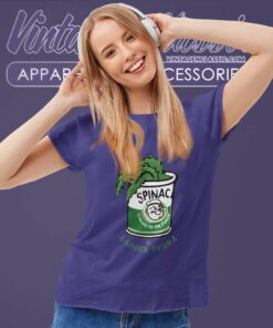 Popeye Shirt Spinach Strong To The Finish Women TShirt