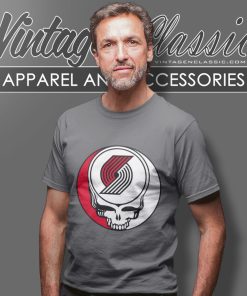 Portland Trail Blazers Grateful Dead Steal Your Face Shirt 4 Portland Trail Blazers Grateful Dead Steal Your Face T Shirt