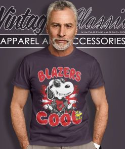 Portland Trail Blazers Nba Cool Snoopy T Shirt