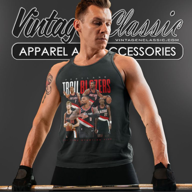 Portland Trail Blazers Shirt All Time Starting Five 2023 Tank Top Racerback Portland Trail Blazers Shirt All Time Starting Five 2023 Tank Top Racerback