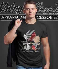 Portland Trail Blazers Shirt Charlie Brown Snoopy 4 Portland Trail Blazers Shirt Charlie Brown Snoopy T Shirt
