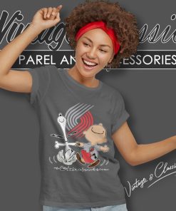Portland Trail Blazers Shirt Charlie Brown Snoopy 6 Portland Trail Blazers Shirt Charlie Brown Snoopy Women T Shirt