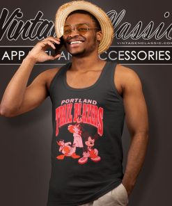 Portland Trail Blazers Shirt Junk Food Team Mickey Squad Tank Top Racerback