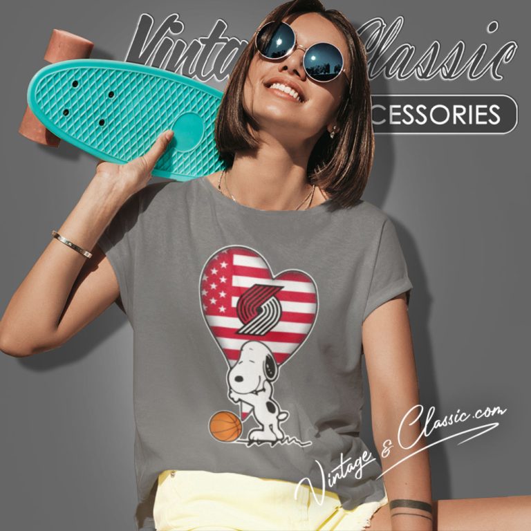 Portland Trail Blazers Shirt The Peanuts Movie Adorable Snoopy Women T Shirt Portland Trail Blazers Shirt The Peanuts Movie Adorable Snoopy Women T Shirt