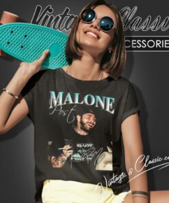 Post Malone Shirt Post Smoking Signature 2024 Women T Shirt