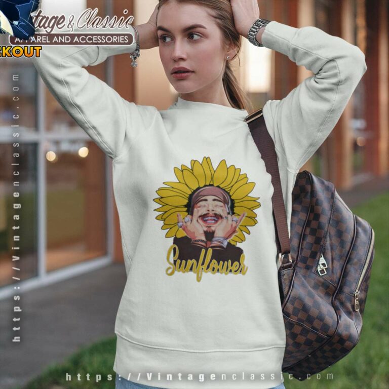 Post Malone Sunflower Sweatshirt Post Malone Sunflower Sweatshirt