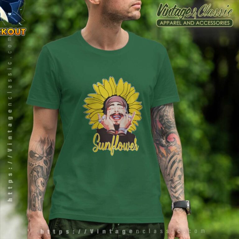 Post Malone Sunflower T Shirt Post Malone Sunflower T Shirt