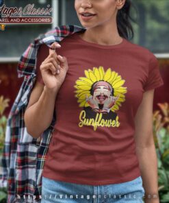Post Malone Sunflower Women TShirt
