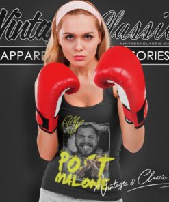 Post Malone Tattoo Smoking Tank Top Racerback