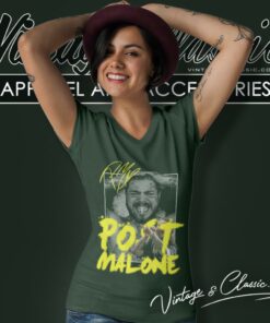 Post Malone Tattoo Smoking V Neck TShirt