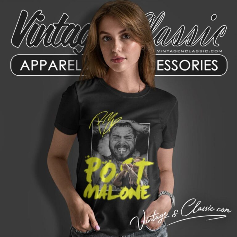 Post Malone Tattoo Smoking Women T Shirt Post Malone Tattoo Smoking Women T Shirt