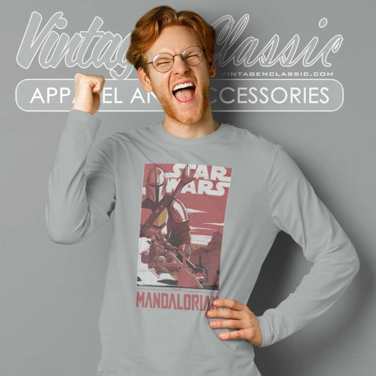 Poster The Mandalorian Star Wars Long Sleeve Tee Poster The Mandalorian Star Wars Long Sleeve Tee