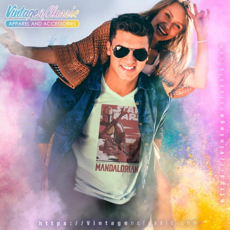 Poster The Mandalorian Star Wars V Neck TShirt Poster The Mandalorian Star Wars V Neck TShirt