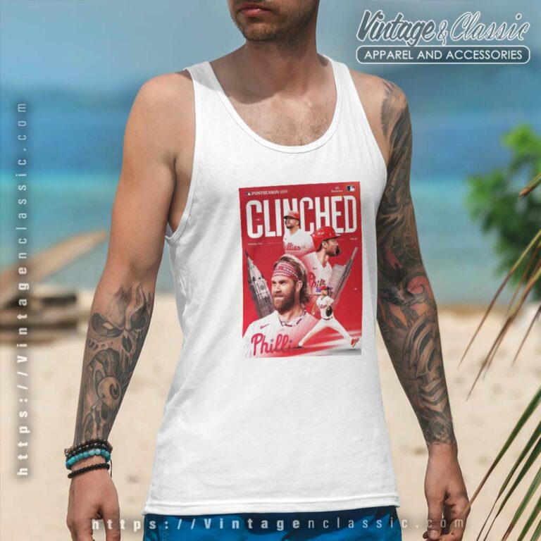 Postseason Clinched 2023 Take October Shirt Mlb Philadelphia Phillies Tank Top Racerback Postseason Clinched 2023 Take October Shirt Mlb Philadelphia Phillies Tank Top Racerback