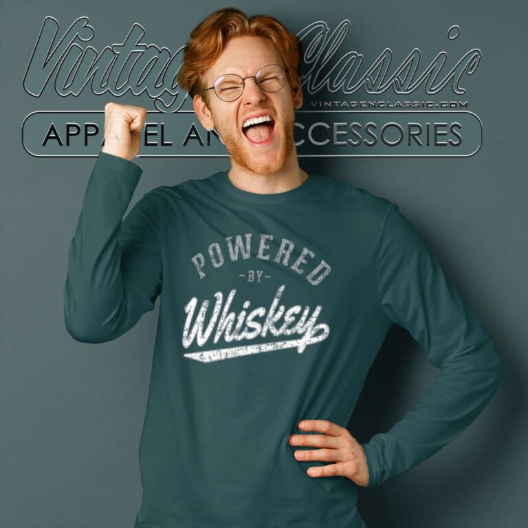 Powered By Whiskey Long Sleeve Tee Powered By Whiskey Long Sleeve Tee