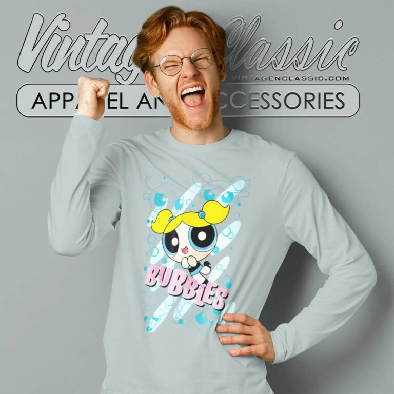 Powerpuff Girls Bubbles Long Sleeve Tee Powerpuff Girls Bubbles Long Sleeve Tee