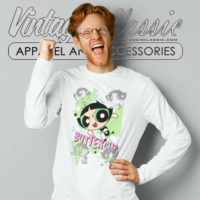 Powerpuff Girls Buttercup Long Sleeve Tee Powerpuff Girls Buttercup Long Sleeve Tee