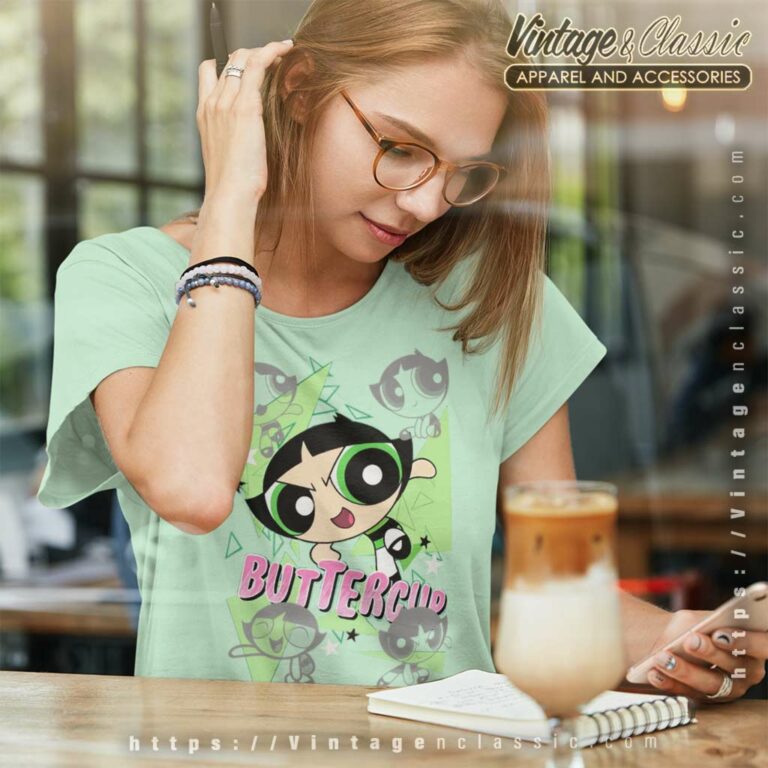 Powerpuff Girls Buttercup Women TShirt Powerpuff Girls Buttercup Women TShirt