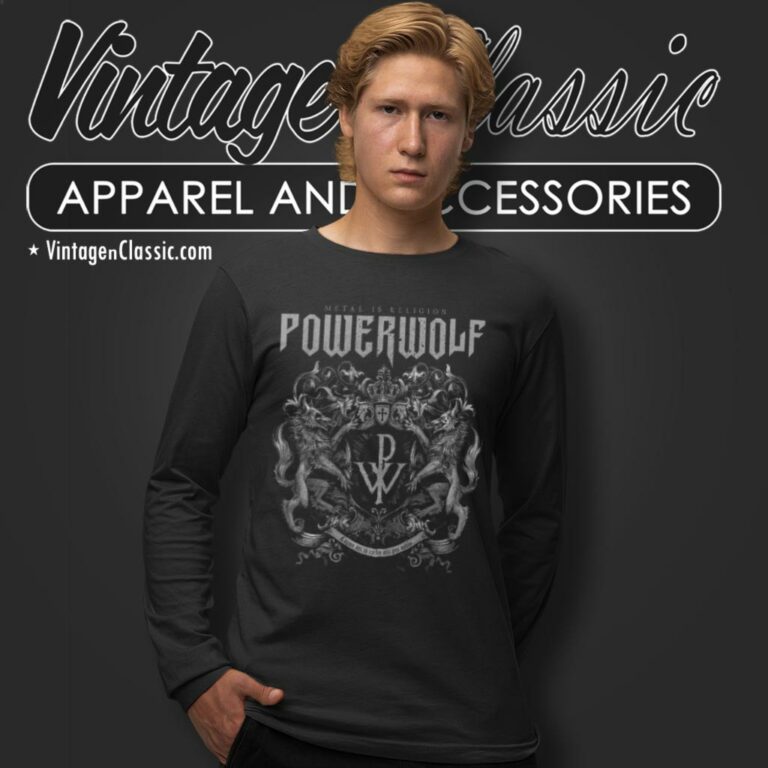 Powerwolf Crest Long Sleeve Tee Powerwolf Crest Long Sleeve Tee