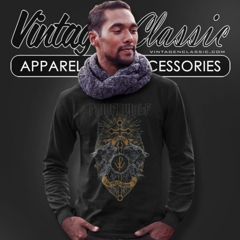 Powerwolf Crest Wolves Long Sleeve Tee Powerwolf Crest Wolves Long Sleeve Tee