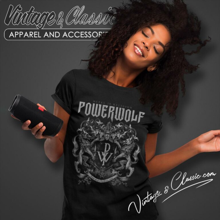 Powerwolf Crest Women T Shirt Powerwolf Crest Women T Shirt
