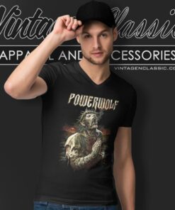 Powerwolf Lupus Dei V Neck TShirt
