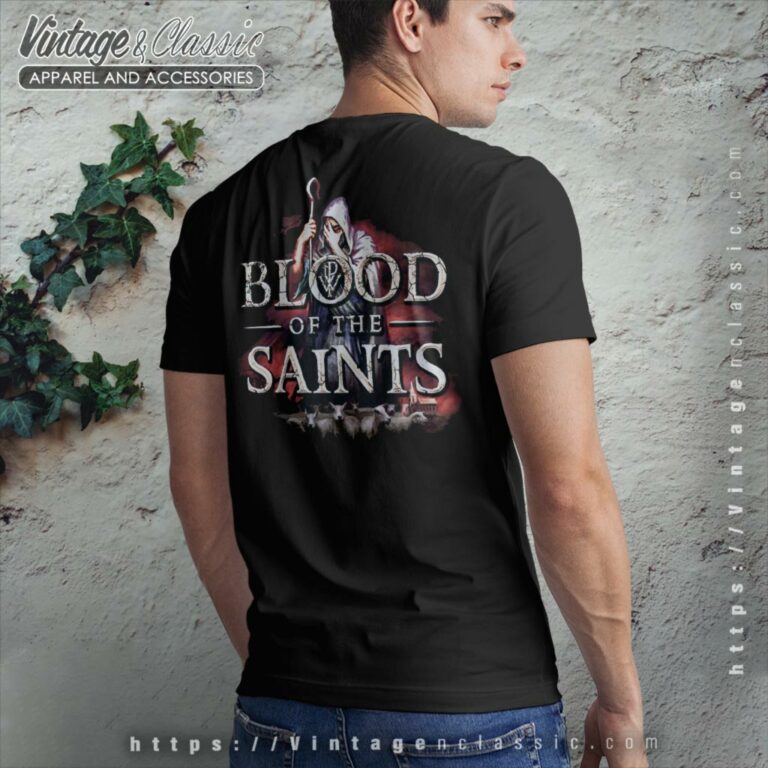 Powerwolf Shirt Blood Of The Saints Backside T Shirt Powerwolf Shirt Blood Of The Saints Backside T Shirt
