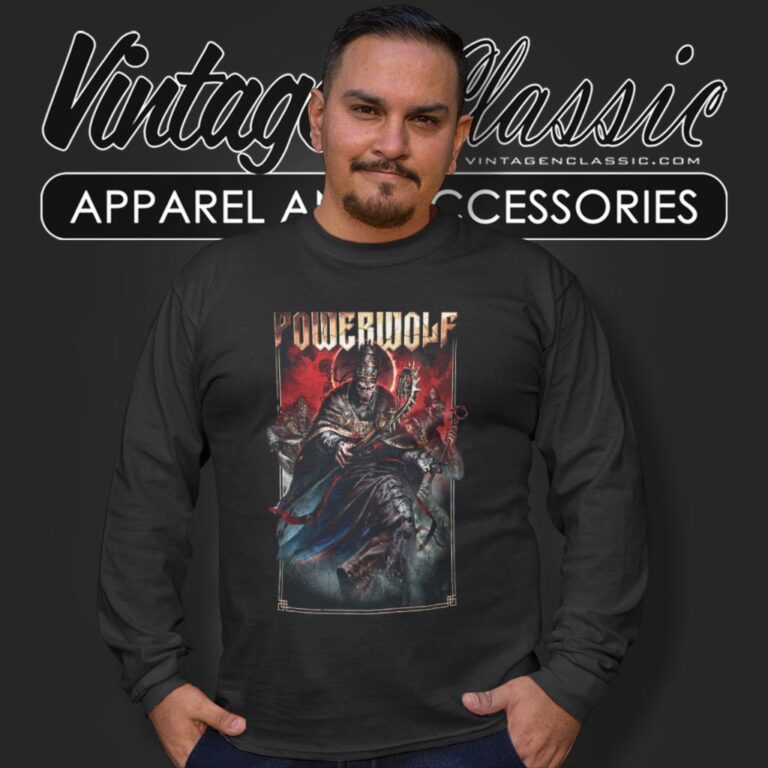 Powerwolf Shirt Blood Of The Saints Long Sleeve Tee Powerwolf Shirt Blood Of The Saints Long Sleeve Tee