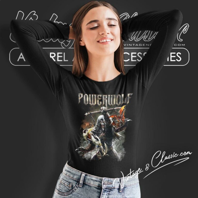 Powerwolf Shirt Call Of The Wild Long Sleeve Tee Powerwolf Shirt Call Of The Wild Long Sleeve Tee