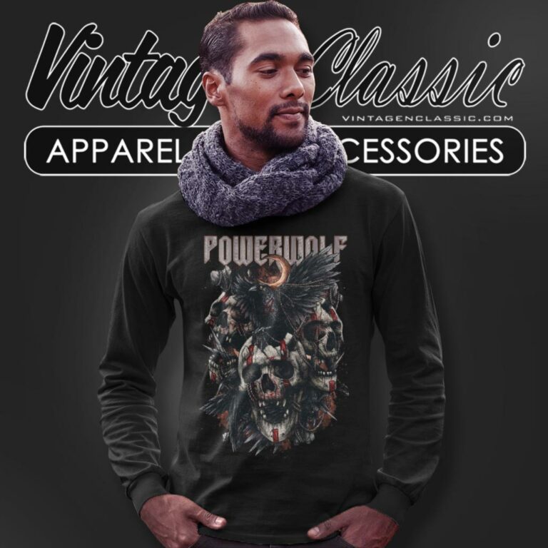 Powerwolf Shirt Dead Boys Dont Cry Long Sleeve Tee Powerwolf Shirt Dead Boys Dont Cry Long Sleeve Tee