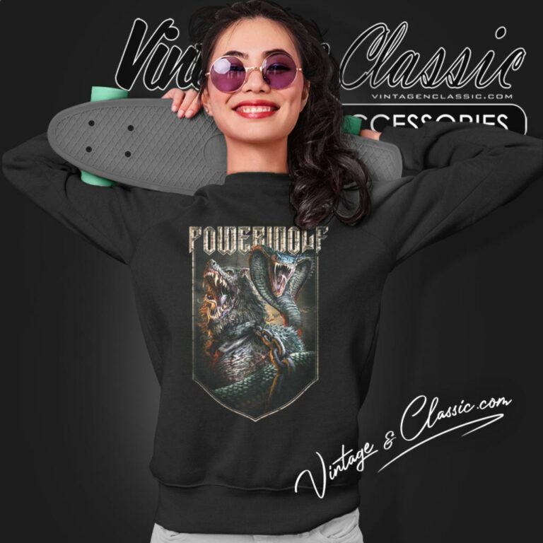 Powerwolf Shirt Kiss Of The Cobra King Sweatshirt Powerwolf Shirt Kiss Of The Cobra King Sweatshirt