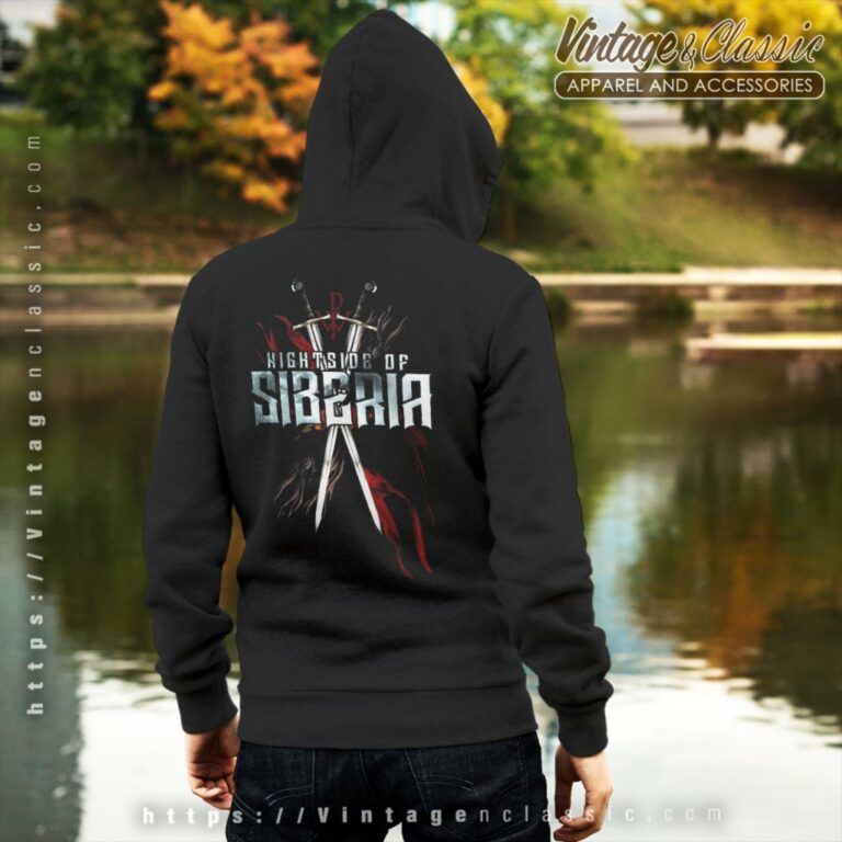 Powerwolf Shirt Nightside Of Siberia Backside Hoodie Powerwolf Shirt Nightside Of Siberia Backside Hoodie